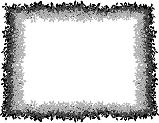 leaves border. leaves frame