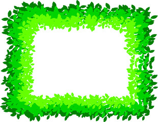 leaves border. leaves frame