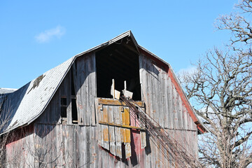 Old Hay Elevator to Hayloft - Powered by Adobe