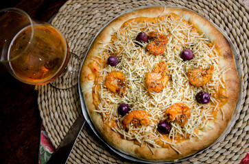 Restaurant and pizzeria food