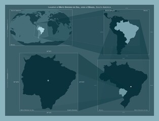 Mato Grosso do Sul, Brazil. Described location diagram