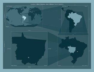 Mato Grosso, Brazil. Described location diagram