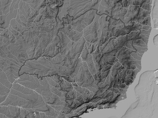 Minas Gerais, Brazil. Bilevel. No legend