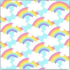Fototapeta na wymiar colorful rainbow pattern background for any printing