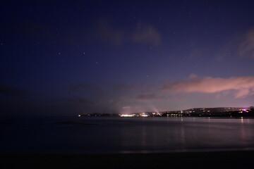 night view of the city