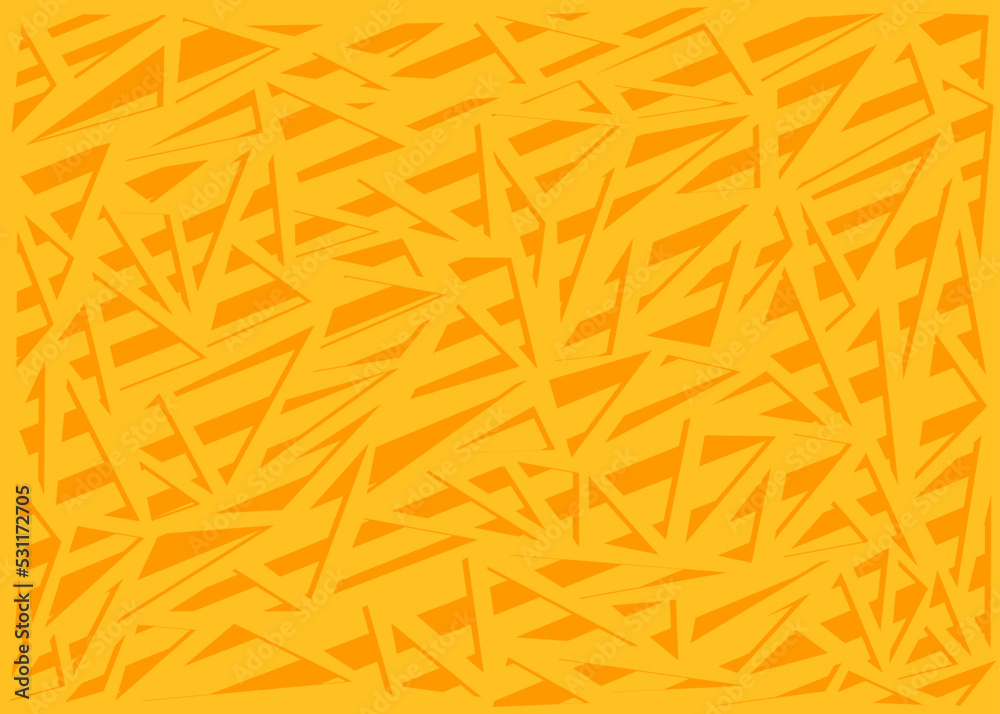 Poster abstract background with irregular striped triangle pattern