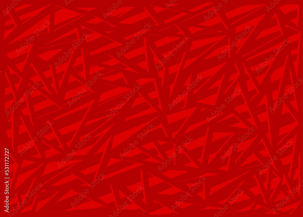 Poster abstract background with irregular striped triangle pattern