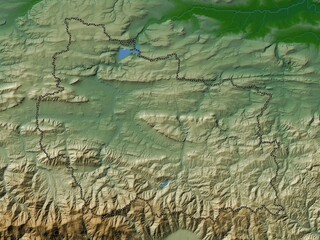 Gabrovo, Bulgaria. Physical. No legend