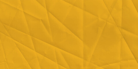 Yellow crumpled paper texture for background.