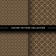 Set of geometric pattern collection