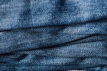 old grunge blue jeans texture background