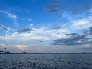 beautiful blue sky and clouds
