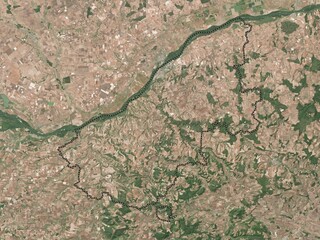 Ruse, Bulgaria. High-res satellite. No legend
