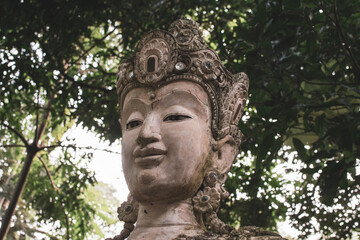 Ancient statue in Temple of Thailand