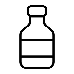 milk bottle icon vector illustration