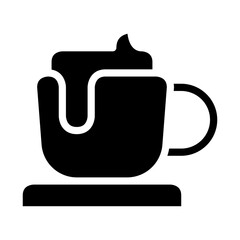 coffee latte symbol icon vector illustration