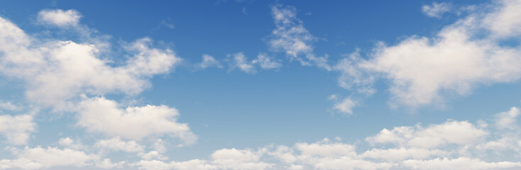 Blue sky and white clouds floated in the sky on a clear day with warm sunshine