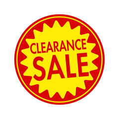 Sale label illustration | clearance sale (png)
