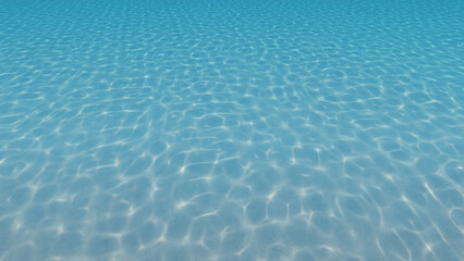 High quality Looping animation of ocean waves from underwater with floating plancton. Light rays shining through. Great popular marine Background