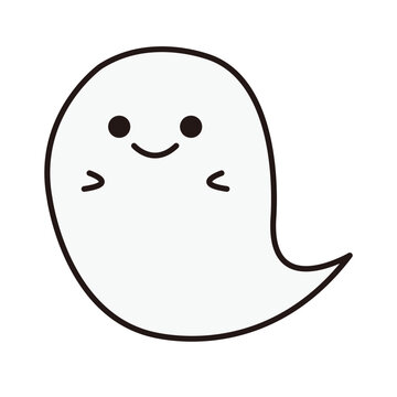 シンプル　おばけ