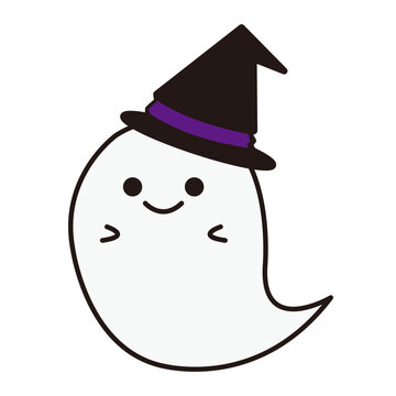 おばけ　魔女帽子