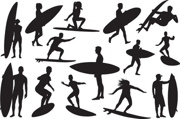 surfer silhouette