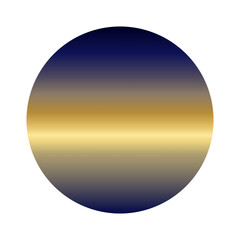 Round gradient color design illustration