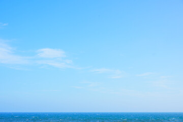 綺麗な海。青空