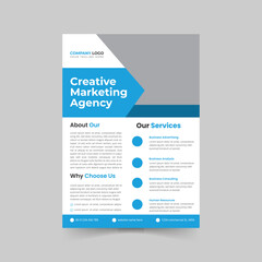 Modern And Corporate Business Flyer Design Template