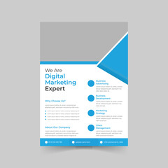 Modern And Corporate Business Flyer Design Template