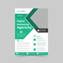 Modern And Corporate Business Flyer Design Template