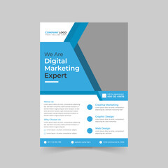 Modern And Corporate Business Flyer Design Template