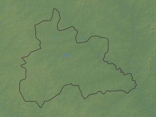 Centre, Burkina Faso. Physical. No legend