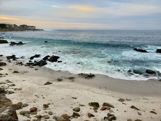beach in the morning