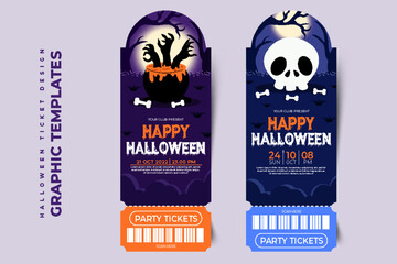Halloween themed graphic design template easy to customize simple and elegant design