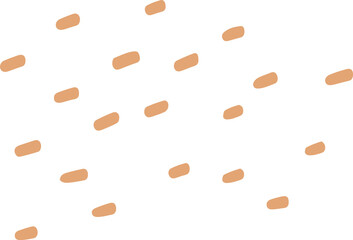 Abstract dotted organic shape vector illustration