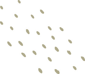 Abstract dotted organic shape vector illustration