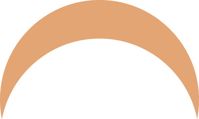 Abstract organic crescent © moonnoon