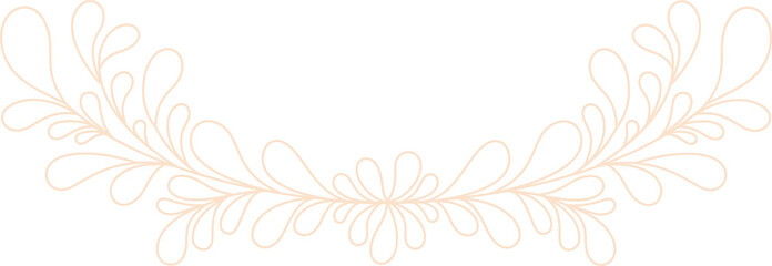 hand drawn organic flower