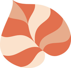 abstract organic plant shape