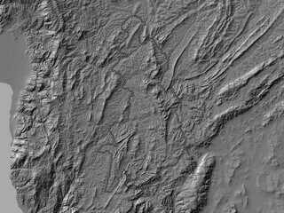 Gitega, Burundi. Bilevel. No legend