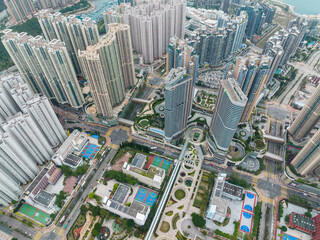 Tseung Kwan O, Hong Kong Top view of Hong Kong city