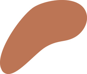 Liquid abstract circular spot