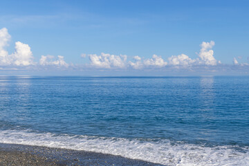 Naklejka na ściany i meble Blue sky and the sea in Hualien