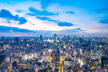 Foto op Aluminium 東京の夜景 © maru54