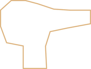 Cutout abstract element