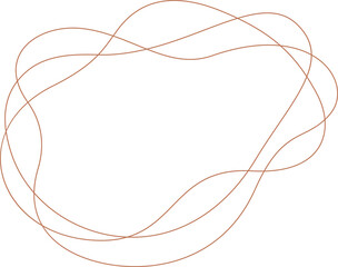 Abstract concentric frame