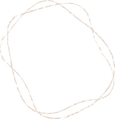 Hand drawn chalk frame