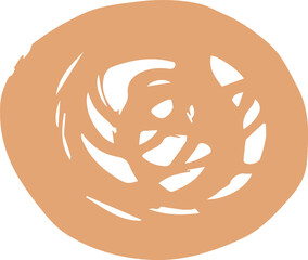 Chaotic line round knot