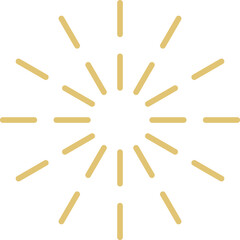 Star shape art deco fireworks burst pattern